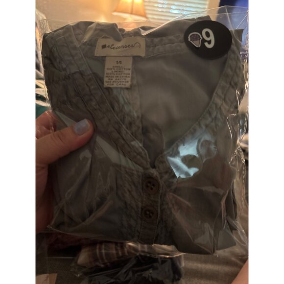 Anthropologie Elevenses Button-Up Blouse With Ruched Details & Long Sleeves - Picture 9 of 10